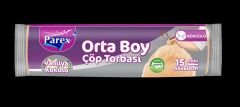 Çöp Torbası Büzgülü Vanilya Kokulu Orta Boy