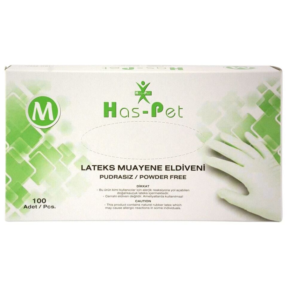 Pudrasız Lateks Eldiven M