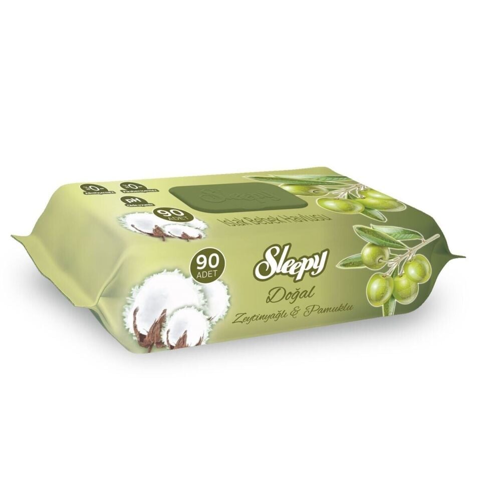SLEEPY ZEYTİN YAĞLI ISLAK MENDİL