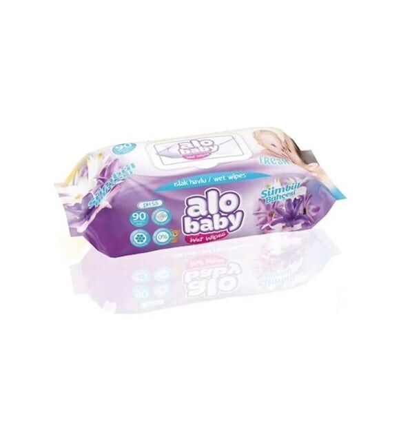 ALOBABY ISLAK MENDİL SÜMBÜL BAHÇESİ 90LI