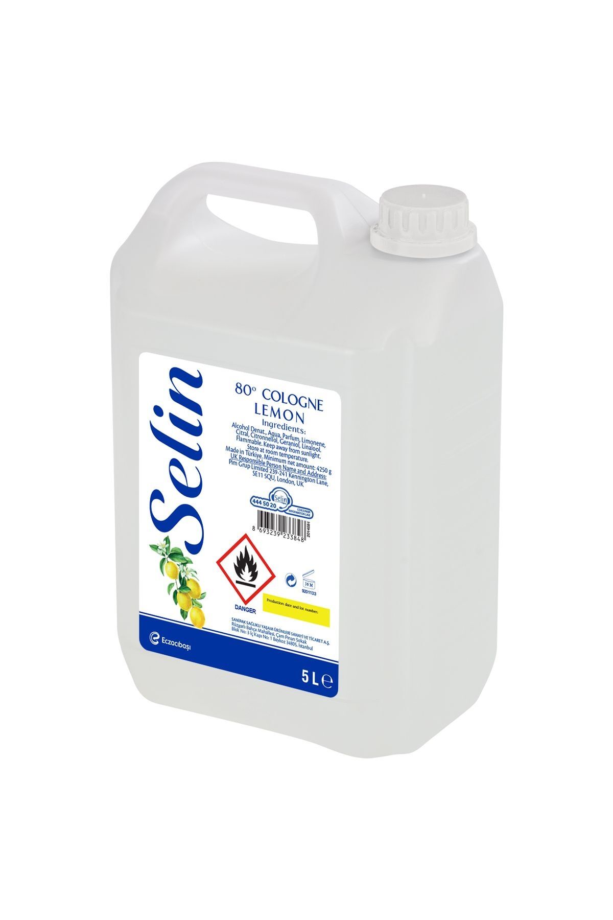 Limon Kolonyası 5 Litre