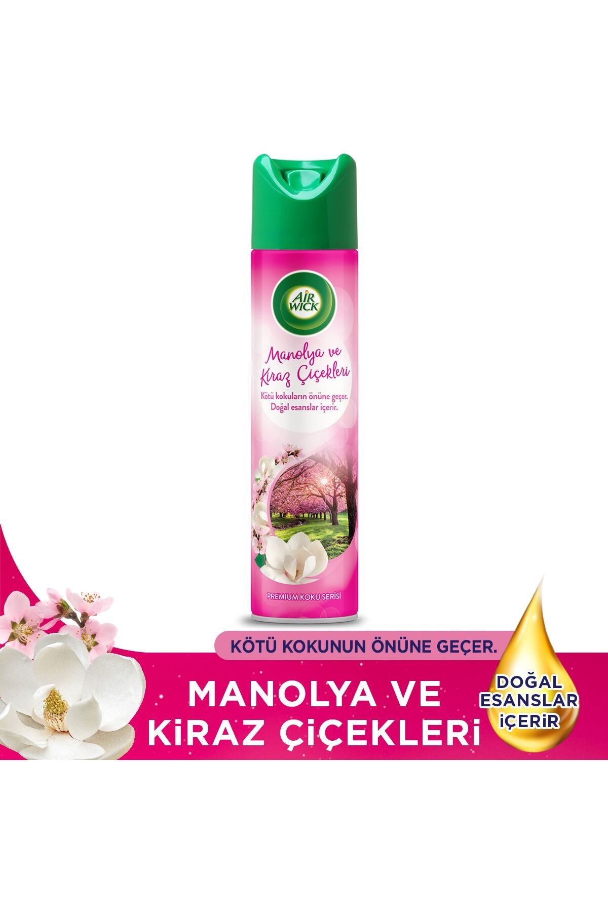 Aerosol Oda Kokusu Manolya Ve Kiraz Çiçekleri 300 Ml