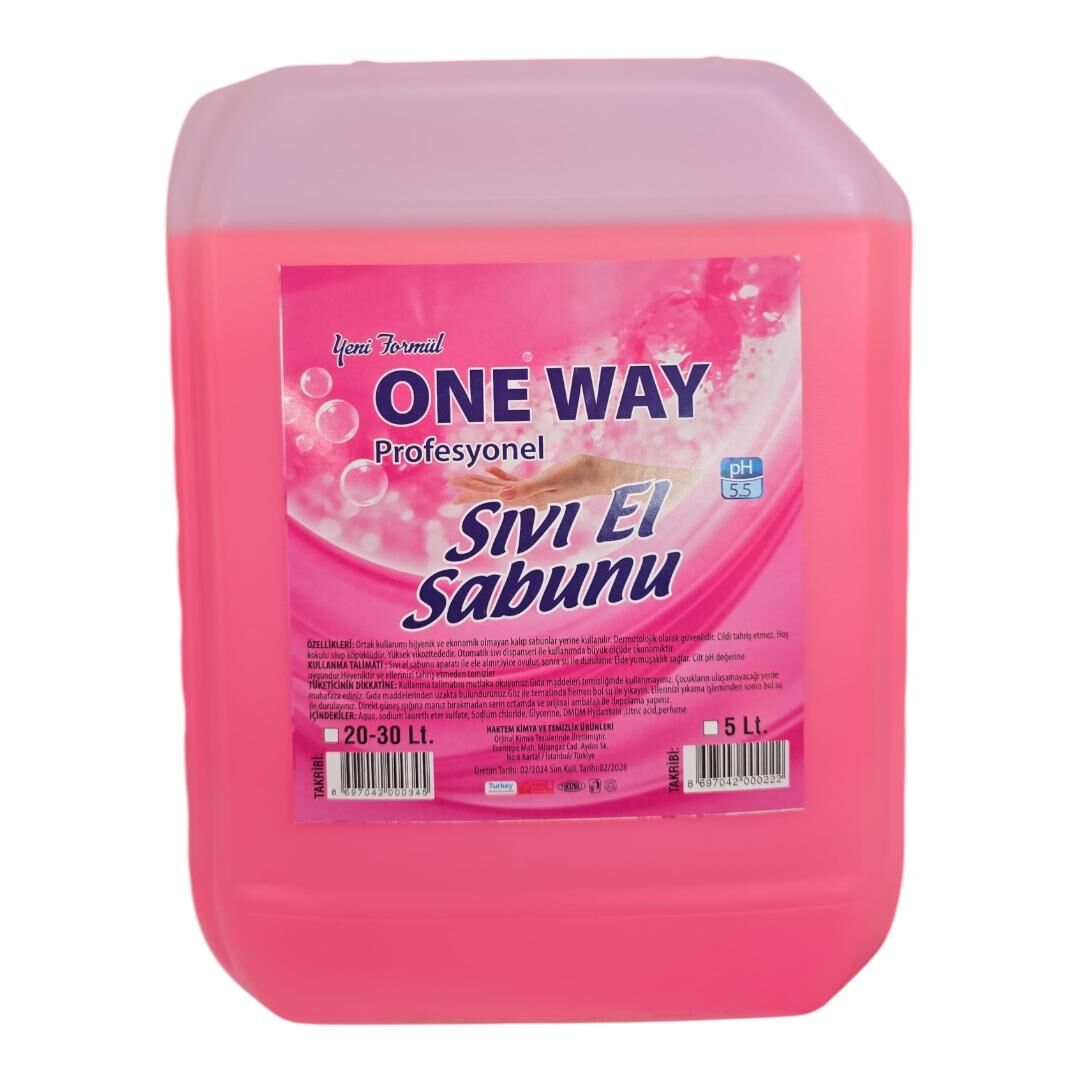 One Way Sıvı El Sabunu 5 Litre