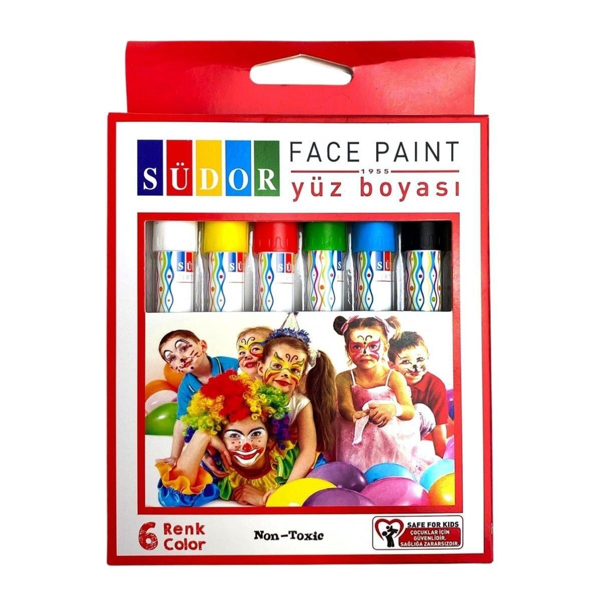 Yüz Boyası Seti 6'Lı