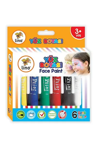 Yüz Boyası 6 Renk