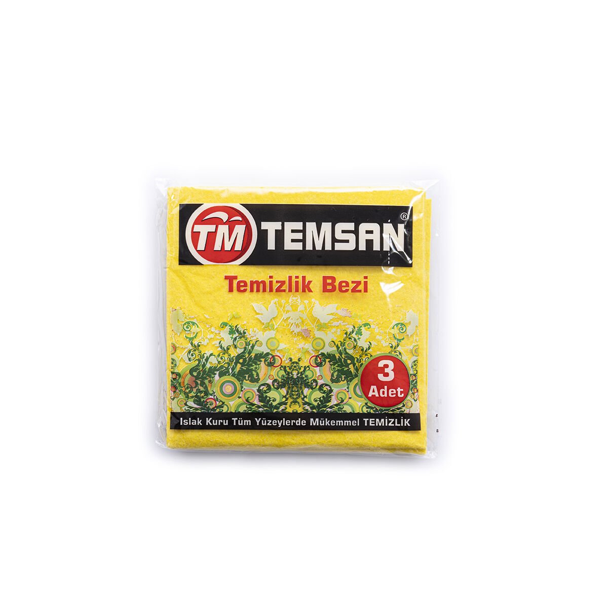 Sarı Temizlik Bezi 3 Adet