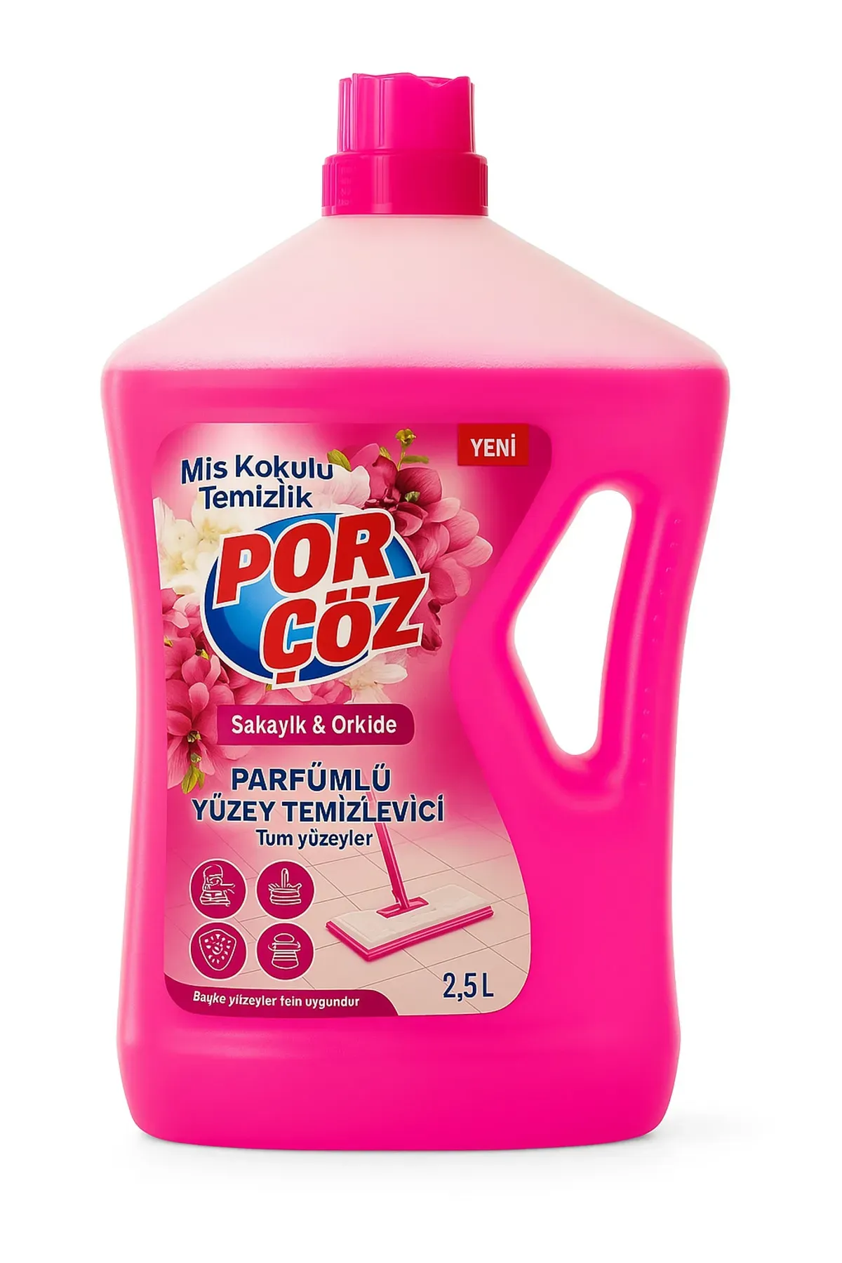 Parfümlü Yüzey Temizleyici 2.5 Litre Şakayık Orkide